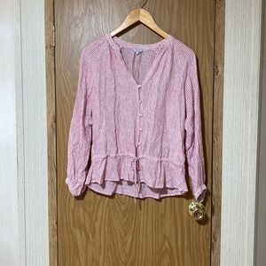 Rails Marti Scarlet‎ Stripe Top Size S